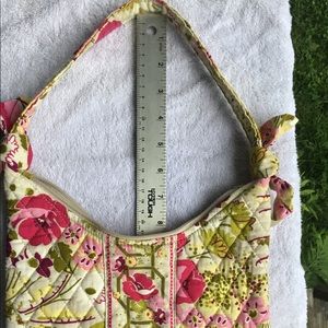 Vera Bradley slim shoulder bag in cream